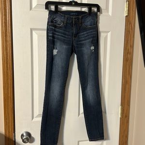 Women’s/teen size 2 stretch Aeropostale distressed jeans